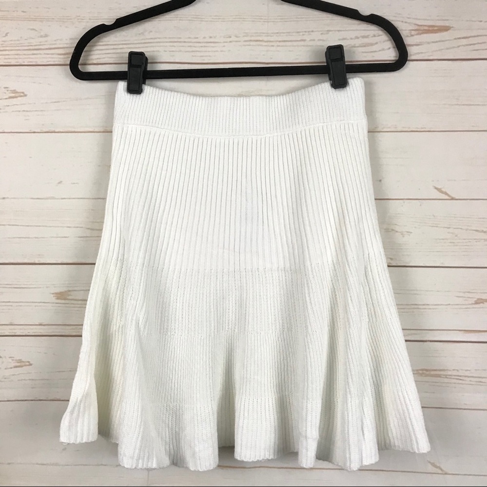Free People Solid Gold Cream Ruffle Skirt Small NWT - Picture 6 of 14